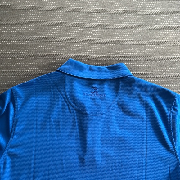 Pebble Beach Vibrant Blue Polo Golf Shirt - Picture 8 of 8